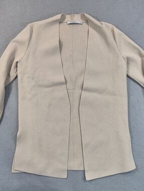 MM LaFleur Sz S Ivory Sant Ambroeus Jardigan  Open Stretch Cardigan Jacket